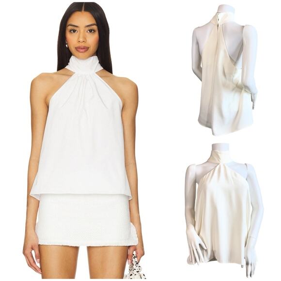 Amanda Uprichard Tops - NWOT Amanda Uprichard Fontana Top in Ivory/Cream SZ M $178